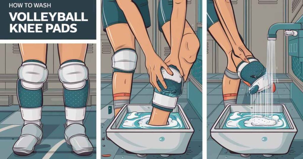 How to Wash Volleyball Knee Pads